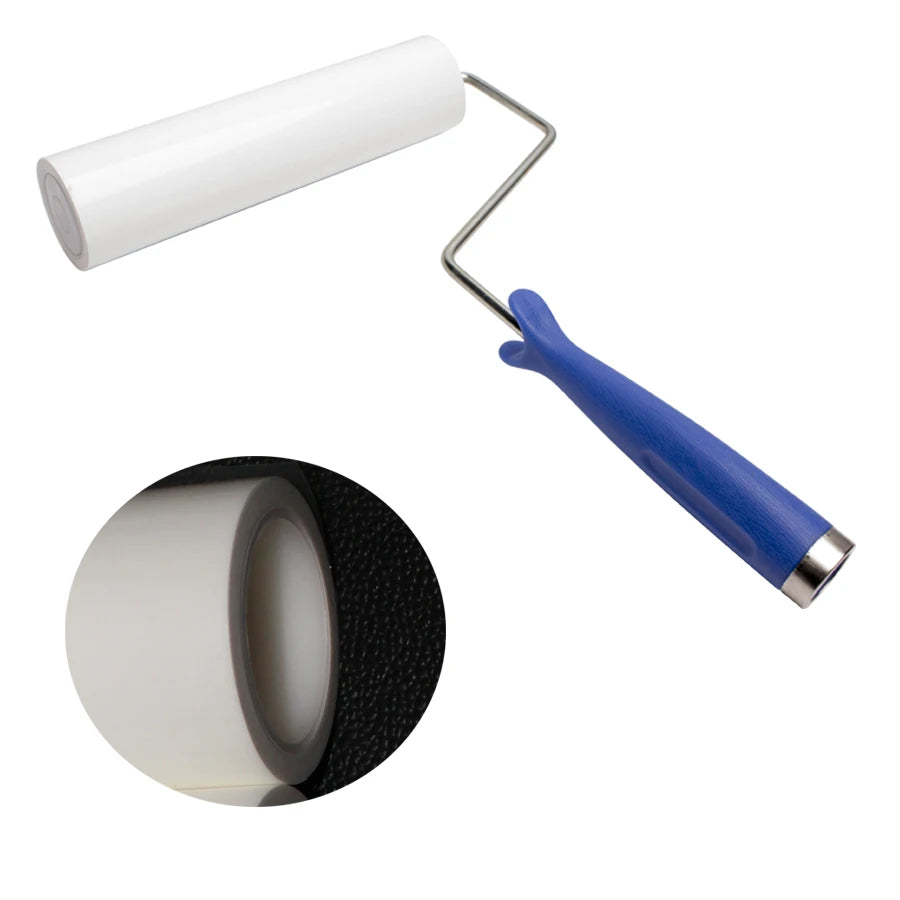 6inch Widely Use Disposable Blue White Dust Removal Adhesive Cleanroom PE Sticky Roller for Cleaning Controlled Environments