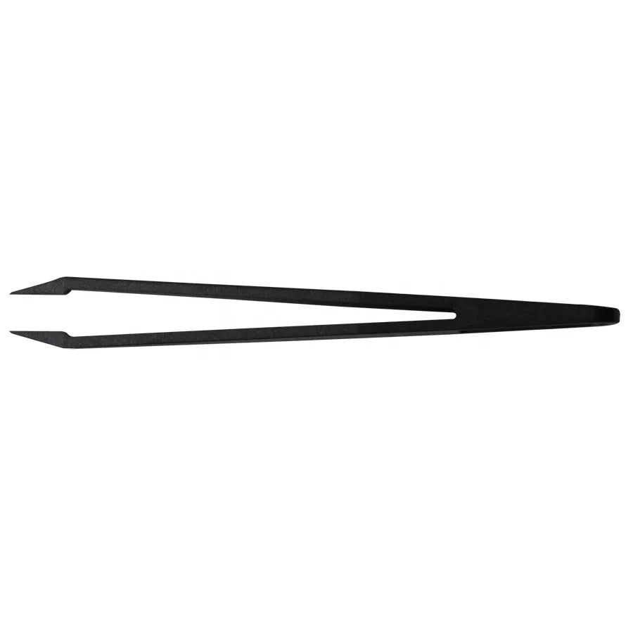 Manufacturer Cheap Custom Logo Bending Tip Anti-Static Plastic Tweezers ESD Kit for Eyelash Extension