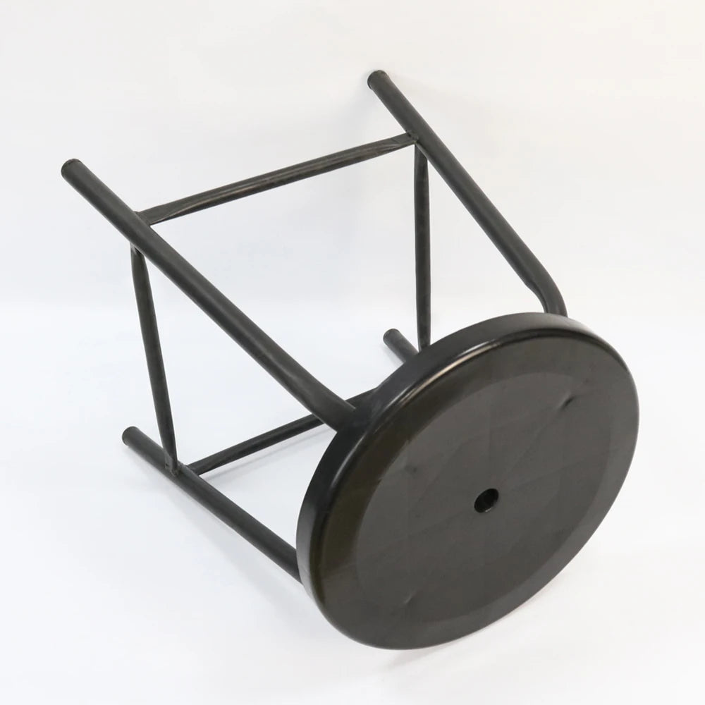 QXR Emebiol Q-FWSPP45 Wholesale 45 cm High PP Seat Durable Ergonomics Permanent Antistatic Metal Industrial Stool