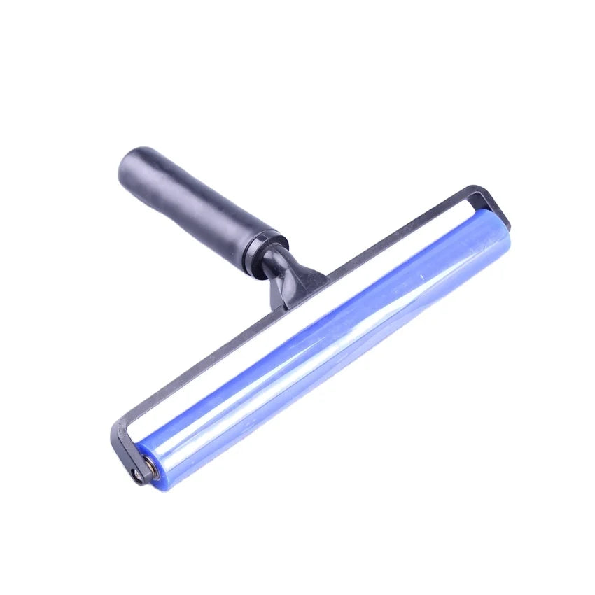 Blue Washable Cleanroom Silicone PCB Cleaning Sticky Lint Roller for Remove Dust
