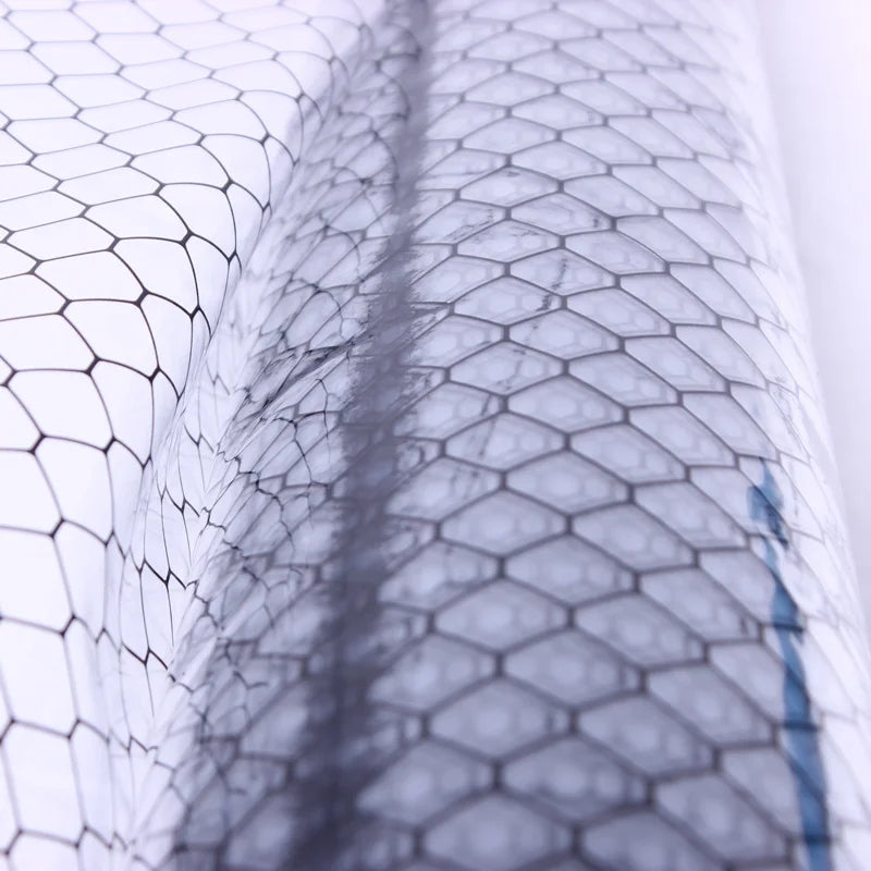 Transparent Conductive Vinyl Sheet 0.3 0.5 1.0 mm Thick Film Honeycomb Antistatic ESD PVC Grid Curtain for Room Dividers