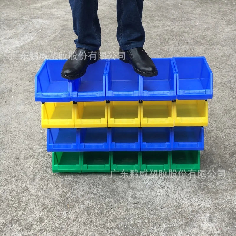 Stackable Plastic Part Bin for Logistic Storage Part Bin With Stackability Features