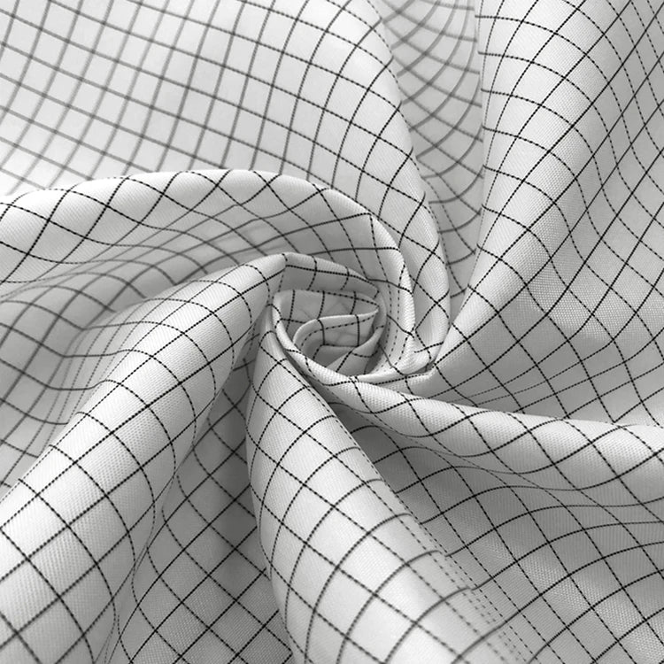 Rhinga Cleanroom High Density Antistatic 5MM Grid Polyester Fabric ESD Anti Static Fabric