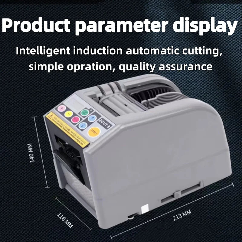 Custom ZCUT-9/9GR High-Temperature Automatic Tape Dispenser School Supply Stationery Set Automatic Machine for Cutting Tape