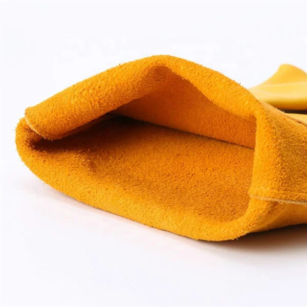 Anti Cut Resistant Flower Rose Pruning Thorn Proof Gloves Gauntlet Leather Women Long Sleeve Garden Gloves Split Leather Gloves