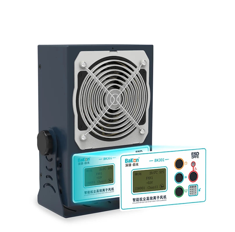 BAKON U301Series ESD Intelligent Networking High Efficiency Anti-dust Ionizer Blower Hot Air Anti-static Eliminator Ion Fan