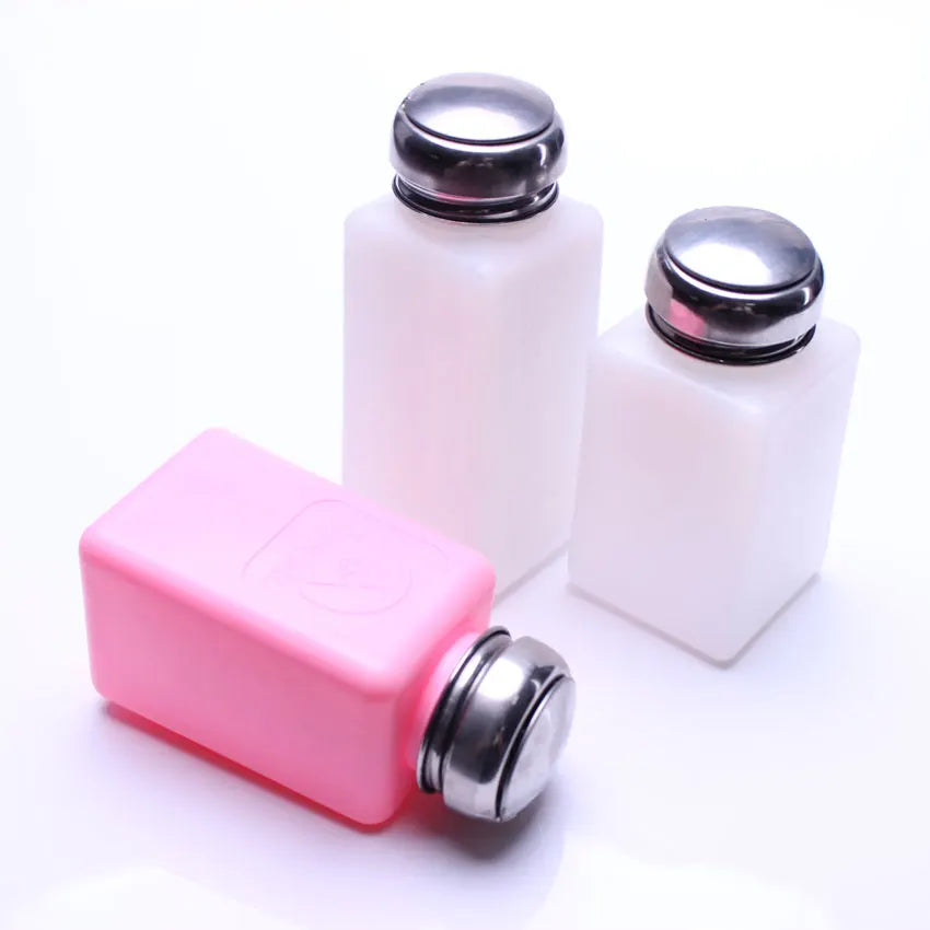 Wholesale Plastic Protective ESD Safe Static Dissipative Alcohol Solvent Dispenser Bottle With One-Touch Pump Lid