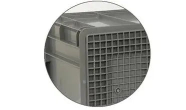 EU8433 Stackable Heavy Plastic Logistics Storage Box Reusable EU Turnover Bin at Factory Price