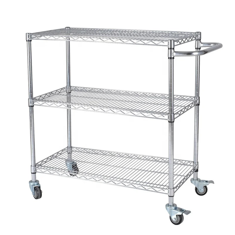 SMT ESD PCB Reel Shelf Chrome Wire Storage Shelving Rack