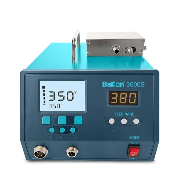 Bakon BK3600S High Power Lead Free All-In-One Automatic Tin Feeding Soldering Station with Sleep Function