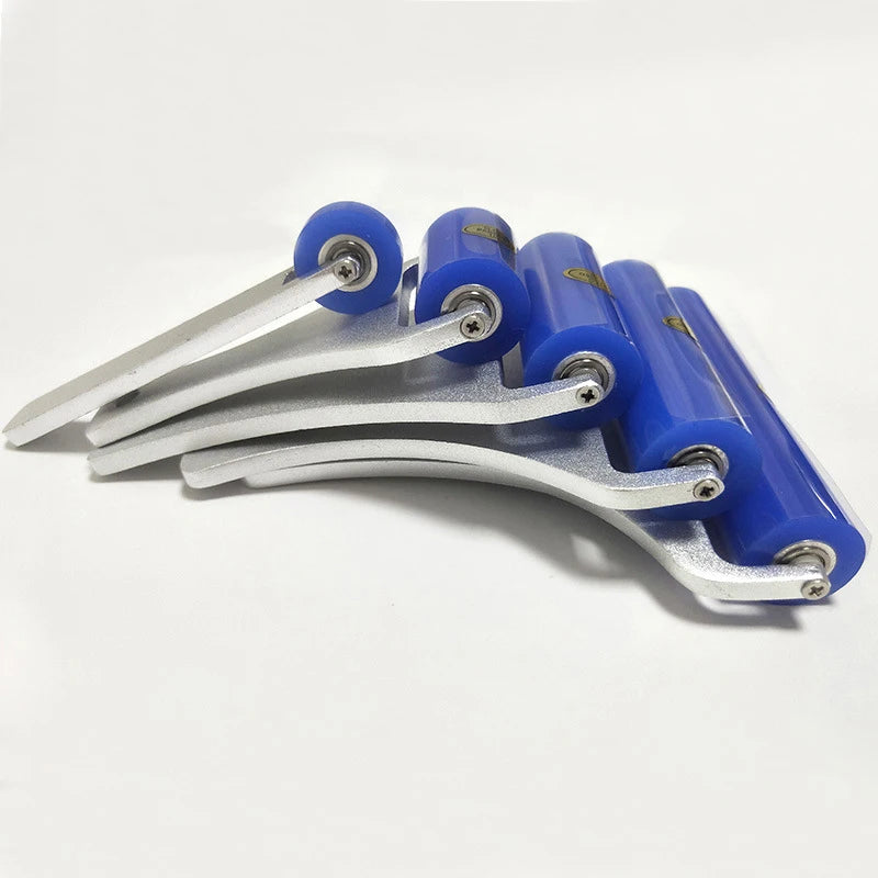 Reusable Dust Removal PCB LCD Cleaning Manual 2inch Blue Cleanroom Silicone Sticky Roller