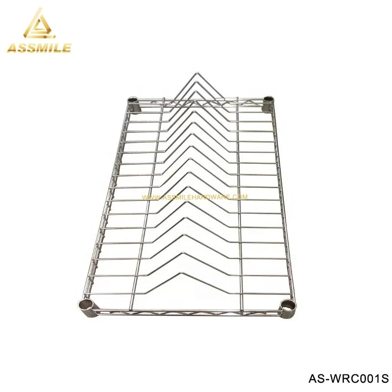 ASSMILE 5 Layers ESD SMT Reel Rack Holder Rolling Storage Cart Chrome Steel Wire Shelf With Wheels Workshop Transfer Trolley