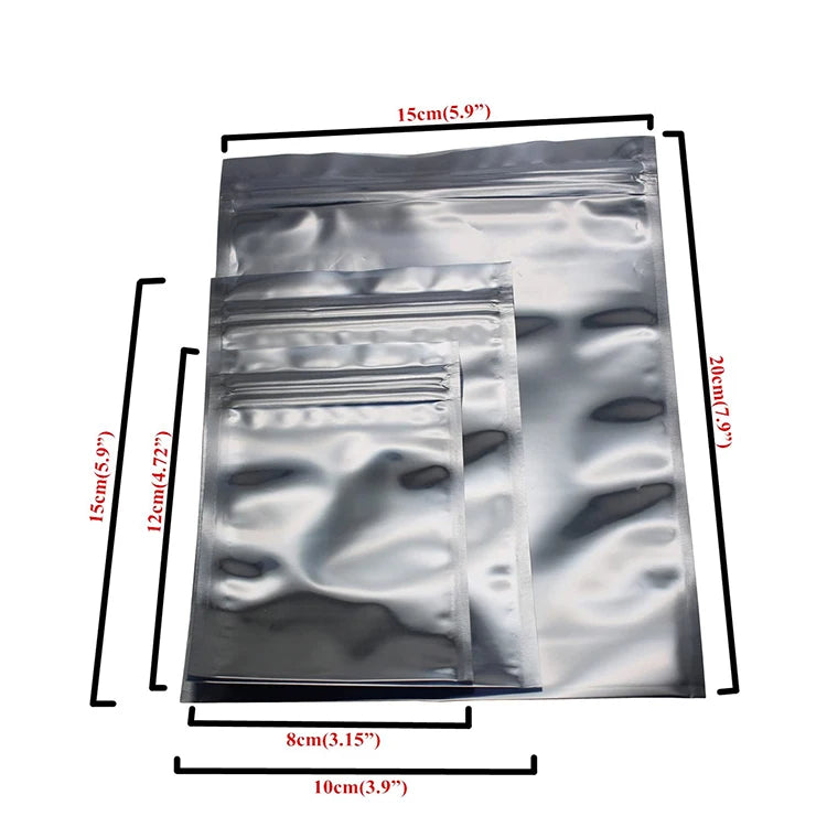 extra Large Shielding Plastic Pcb Protect Esd Storage Zipper Antistatic Bags for Processors