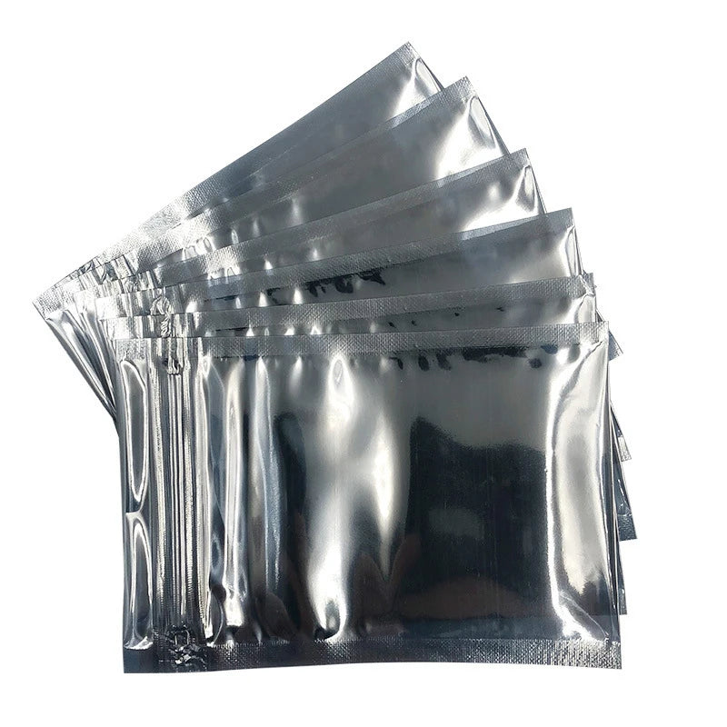 Custom Open Top Cleanroom Foil Aluminium Antistatic Ziplock Bags Moisture Anti Static Safe Barrier Packing Shielding ESD Bag