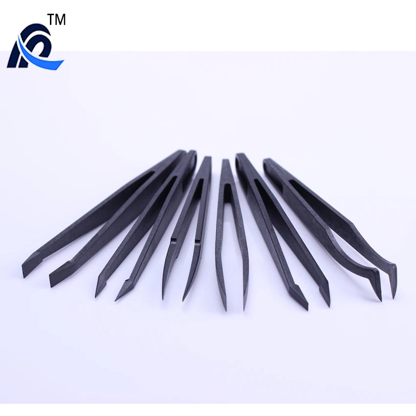 High Quality ESD Plastic Tweezers Laboratory Plastic Tweezers for Electronic