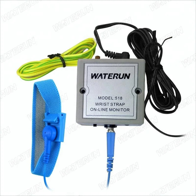SL-032 Dual 3-State Touch ESD Foot Tester New Condition Machinery Industrial Electronics Footwear/Wrist Strap Testing