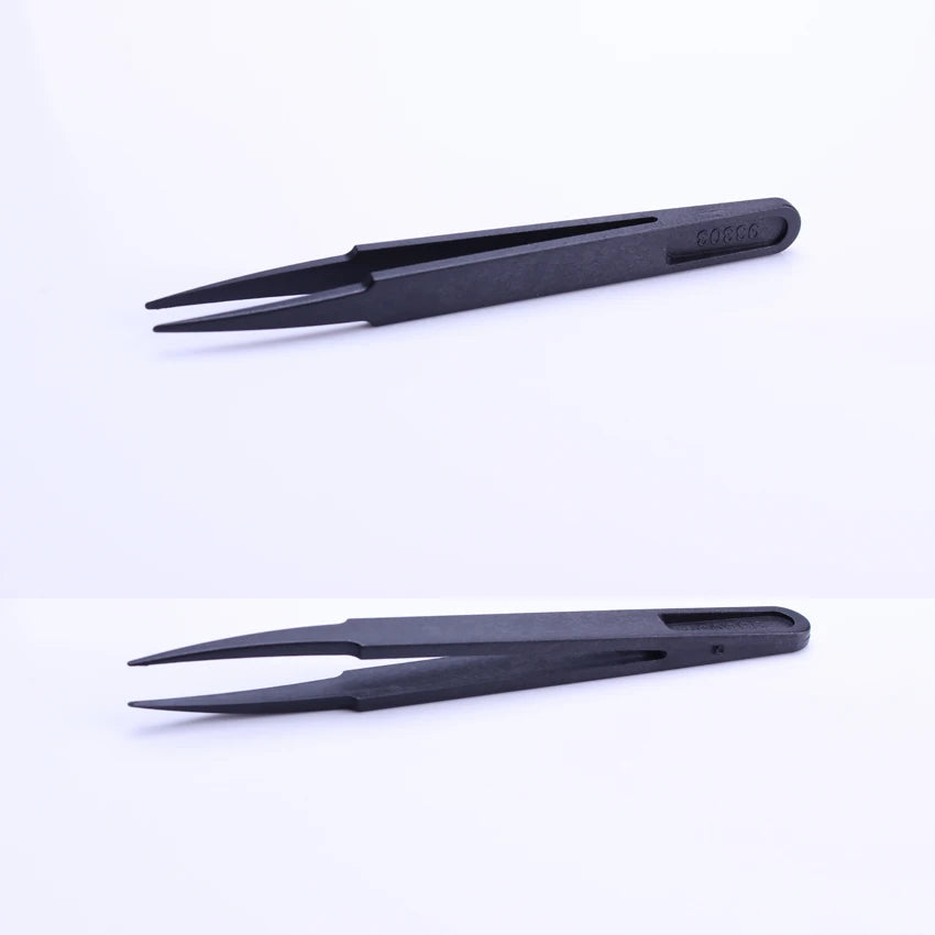 High Quality ESD Plastic Tweezers Laboratory Plastic Tweezers for Electronic