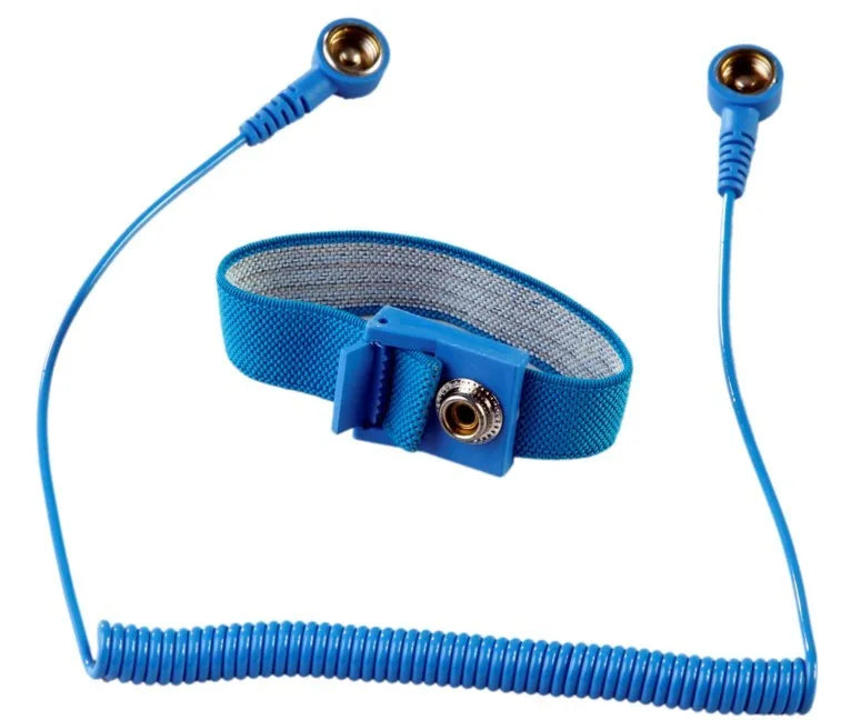 ESD Cleanroom Wrist Strap With Conductive Antistatic Ground Coil Cord Earthing grounding Band