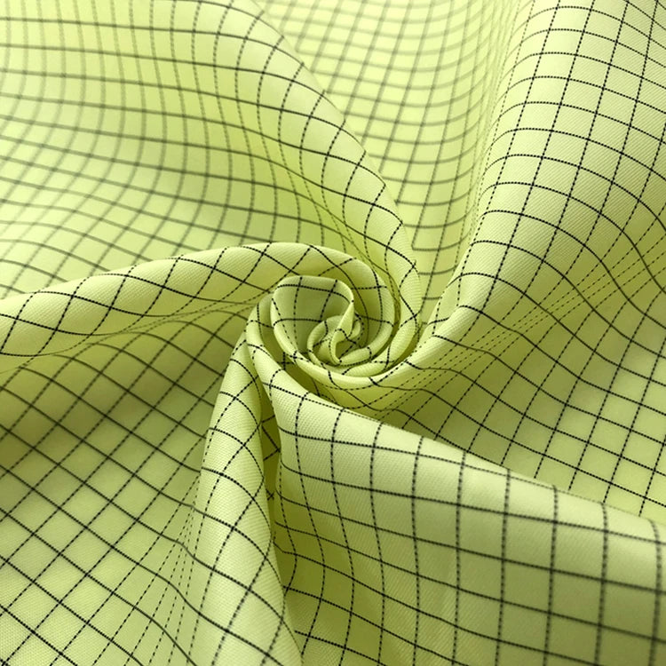 Rhinga Cleanroom High Density Antistatic 5MM Grid Polyester Fabric ESD Anti Static Fabric