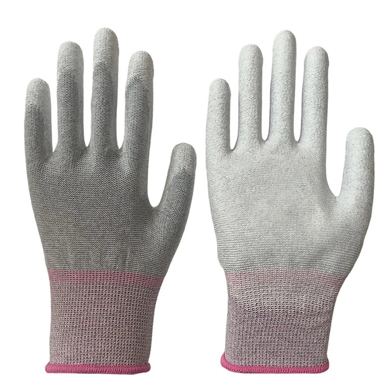 Factory Custom Class 10 Glove Specification Pu Coated Price Cleanroom Material Esd Gloves
