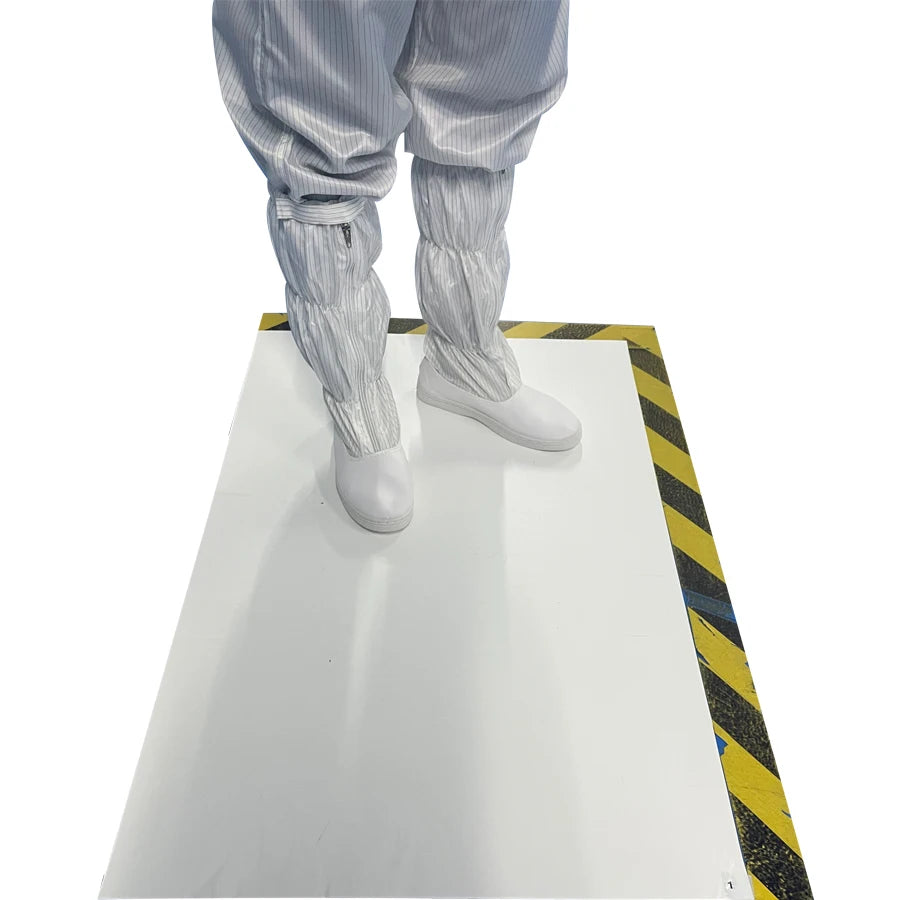 0.03mm White High Stickness Industrial Cleanroom 30 Layers Disposable Adhesive Sticky Mat for Clean Room Floor Door