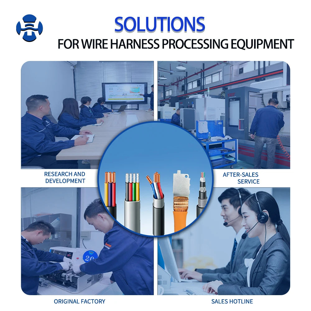 1100W Silent Cable Terminal Crimping Machine Low Noise 3T Industrial Machinery Mute Wire Harness Equipment Cable Manufacturing