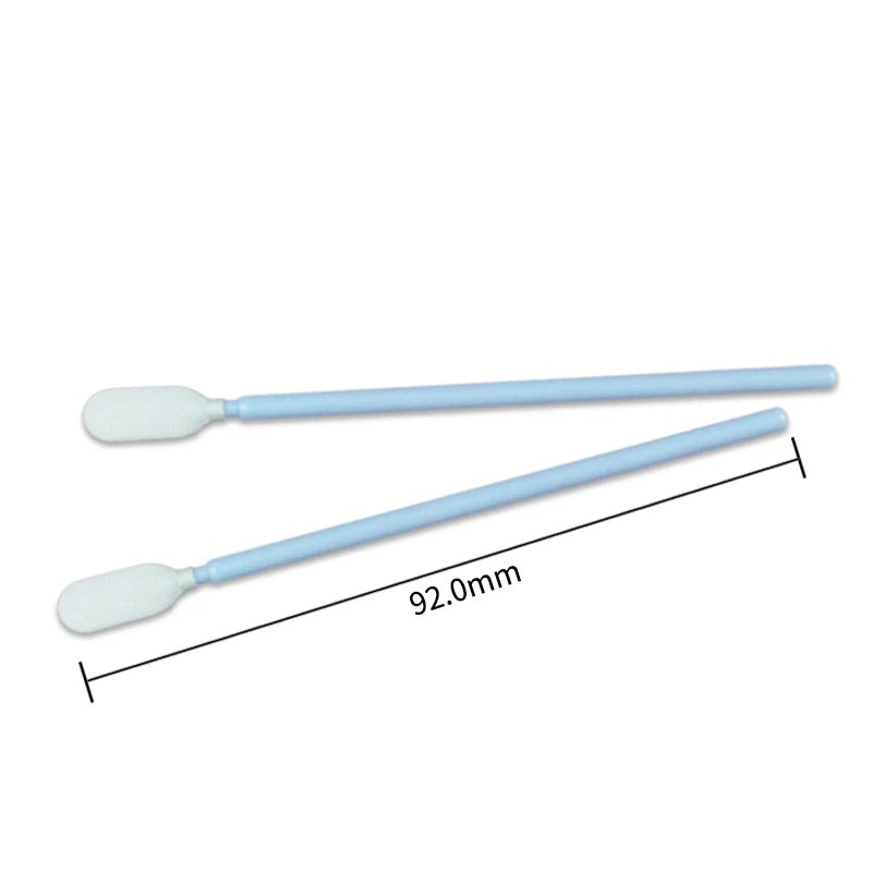 PS766 Dust Free Cleanroom Industrial Use Polypropylene Handle Polyester Tipped Swab Stick for Sensor Cleaning