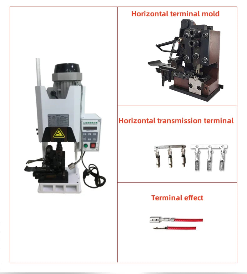 Quiet 2T Mute Terminal Crimping Machine End Crimping Machine Horizontal and Crimping Machine