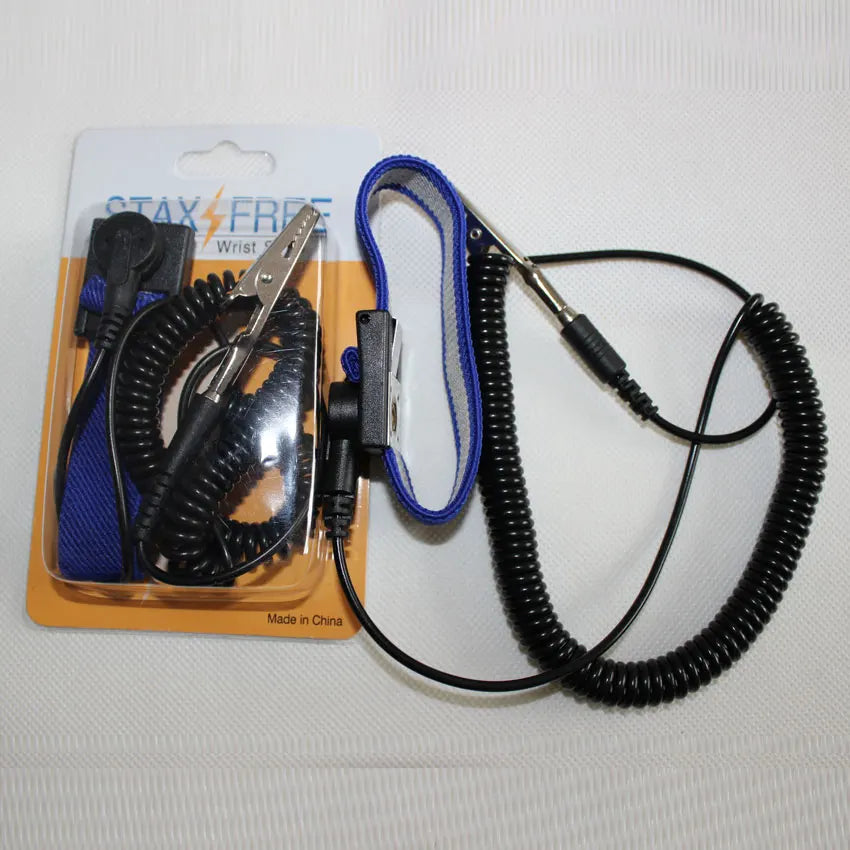 EPA Cleanroom Use 300cm Length Anti-static Wrist Band ESD Bracelet Adjustable Antistatic Wrist Strap for Grounding
