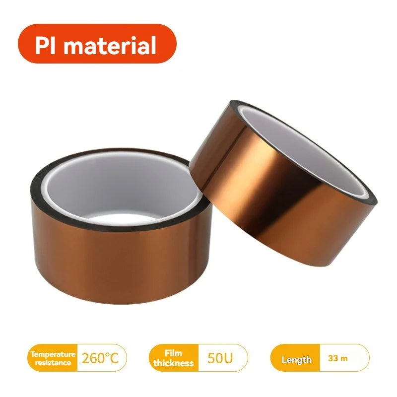 High Temperature Insulation Masking PI Film PCB Polyimide Tape