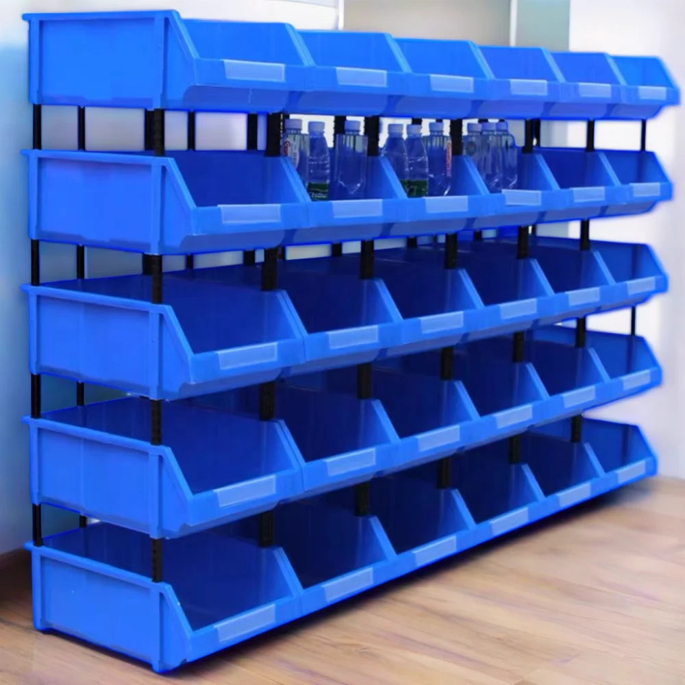 Stackable Plastic Part Bin for Logistic Storage Part Bin With Stackability Features