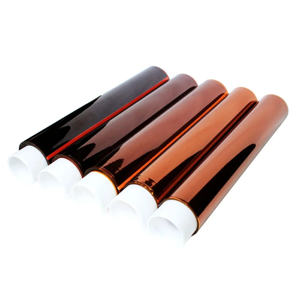1- Heat Resistant Polyimide Pi Film Silicone Adhesive Kaptons Polyimide Tape Log Roll Jumbo Roll Factory Supplier Manufacturer