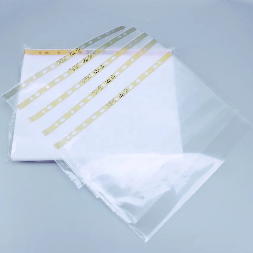 A3 A4 11 Holes Clear Antistatic Plastic Esd File Holder Esd Folder for Document