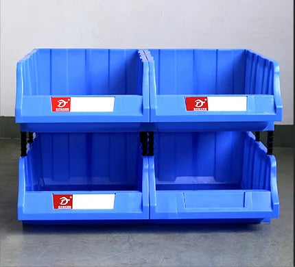 Electronics Tool Box Warehouse Spare Storage Stackable Bins Plastic Parts Bin Shelf