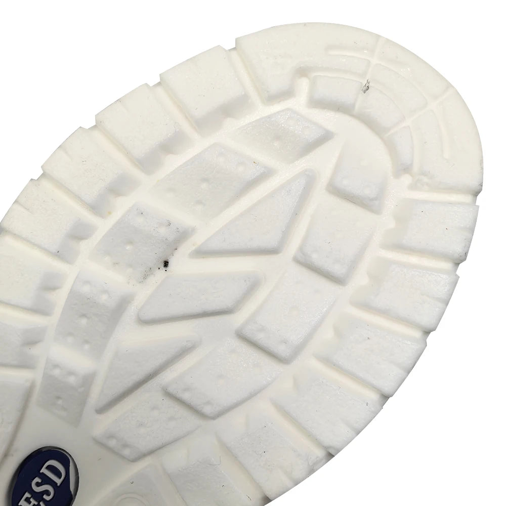 Cleanroom Grey ESD Antistatic Anti Slip Comfortable Steel Toe Safety Shoes