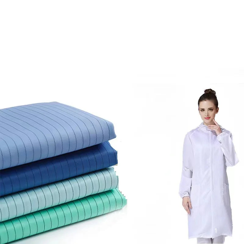 New Product 2.5mm 100 Cotton Anti-static Cleanroom Coverall Esd Emf Protection Conductive Fabric