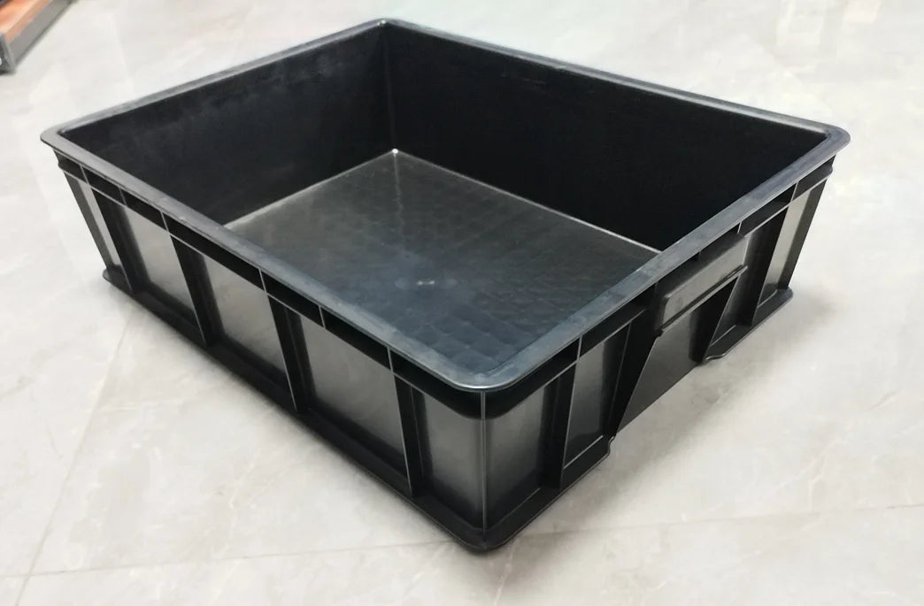 New Products Conductive ESD Plastic Box 400*300mm Anti-static PP Injection Boxes ESD Bin