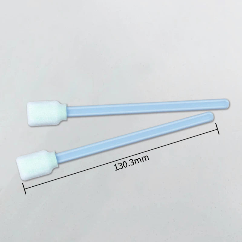 Cleanroom 100ppi Sponge Stick Industrial Solvent Cleaning Dust Free Foam Tip Head Swab for Printer Head FS707
