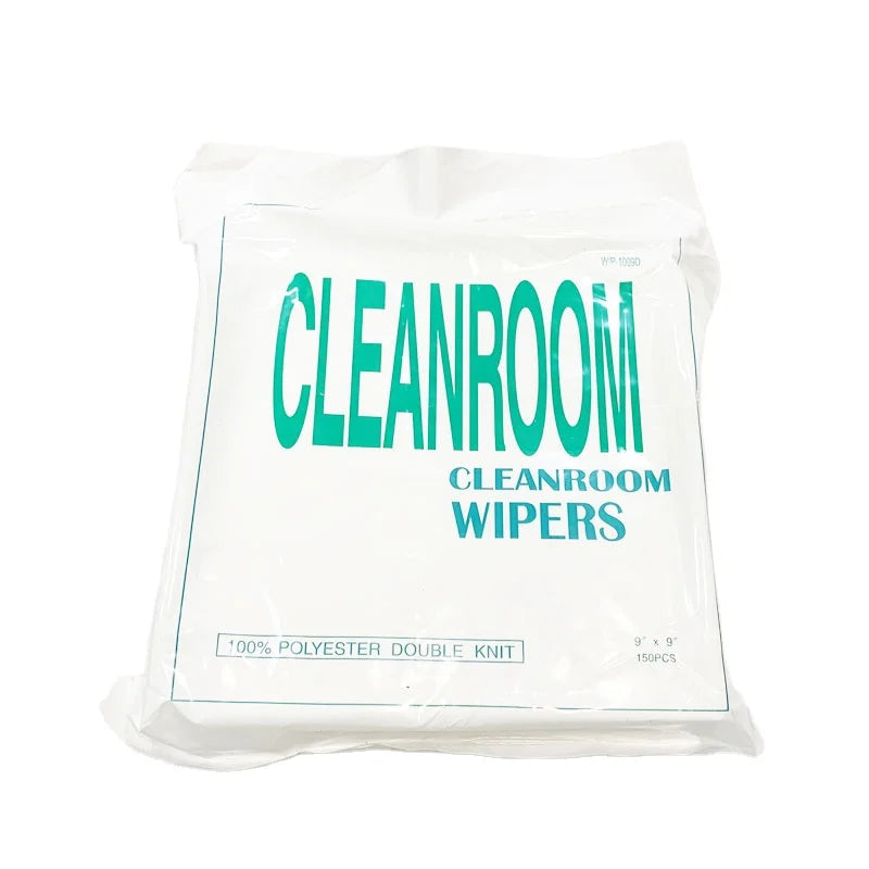 1000 Class Factory Supply Cleanroom 100% Polyester Wiper Wipes for Lab Electronics