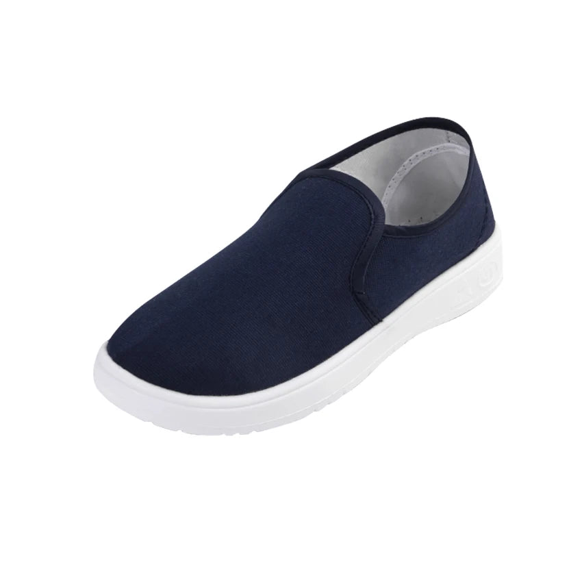 Washable Canvas Fabric PU/SPU Sole Cleanroom Shoes Antistatic Esd Safety Work Shoes
