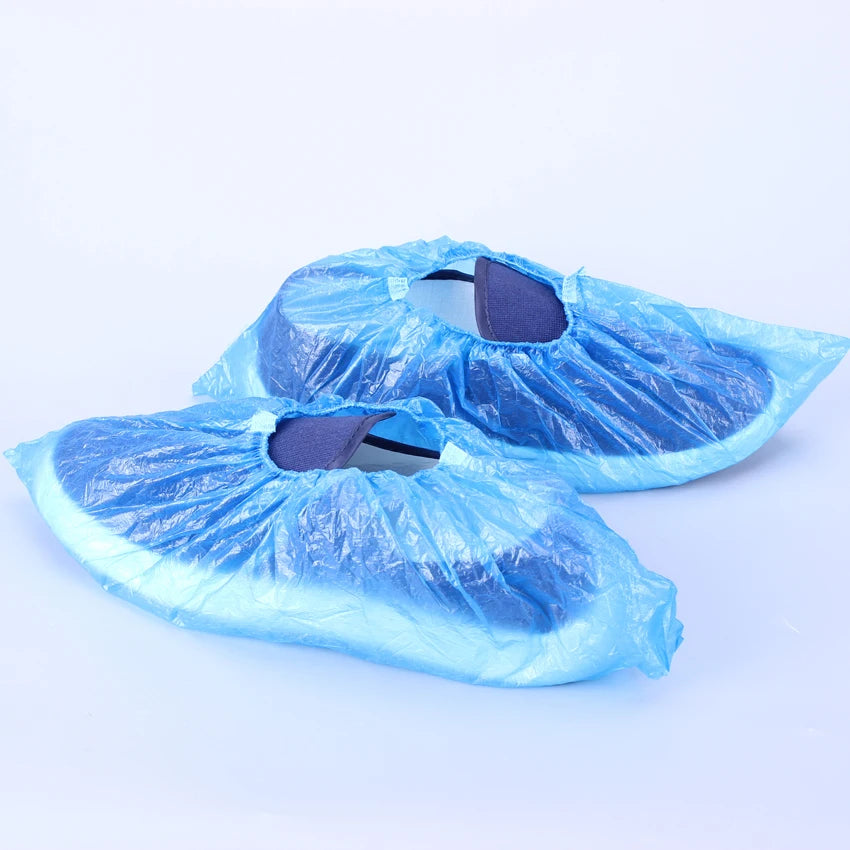 Cheap Price Blue Plastic PE Waterproof Disposable Bags Shoe Cover for Cleanroom Protection
