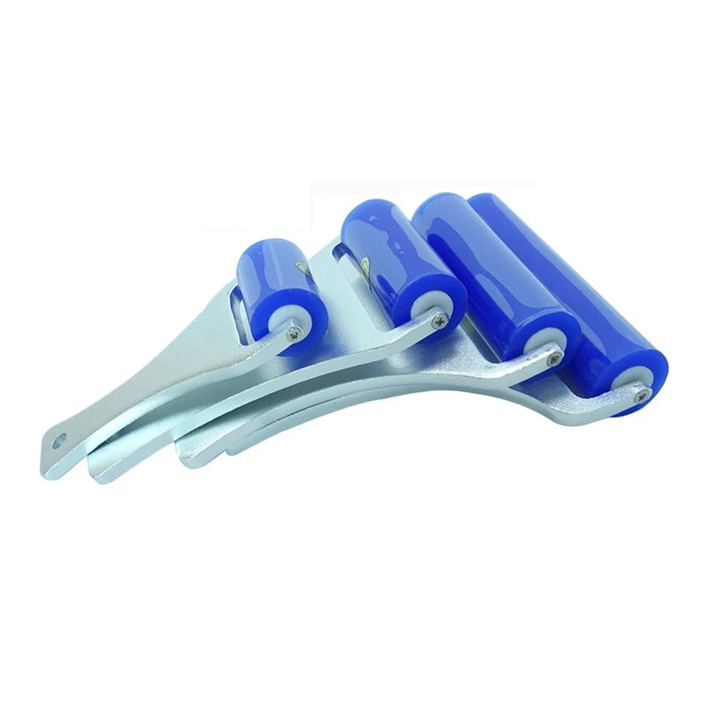 Reusable Dust Removal PCB LCD Cleaning Manual 2inch Blue Cleanroom Silicone Sticky Roller