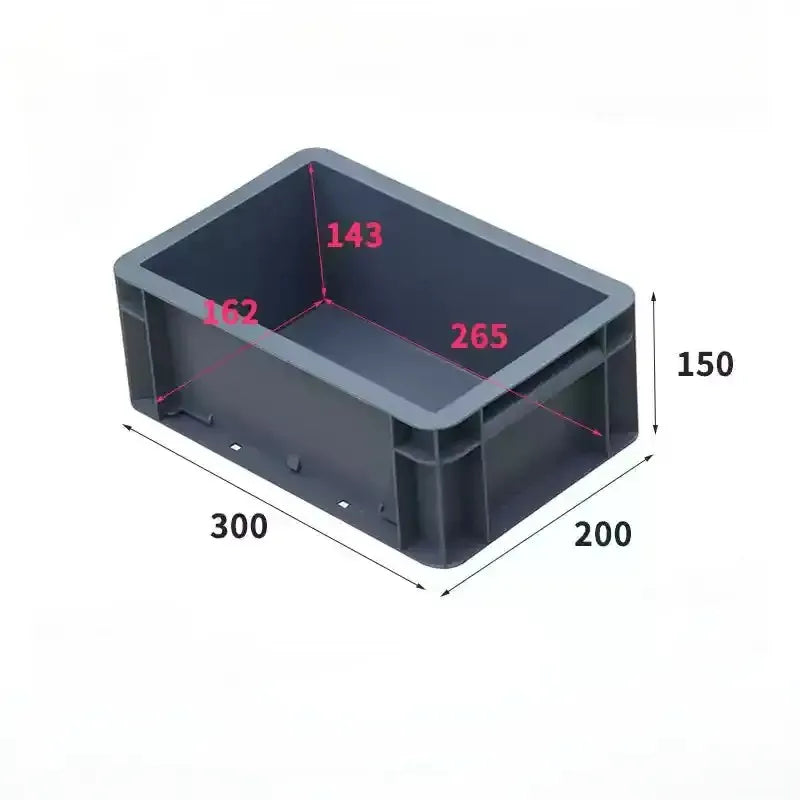 EU8423 Stackable Heavy Plastic Logistics Storage Box Reusable EU Turnover Bin Factory Price