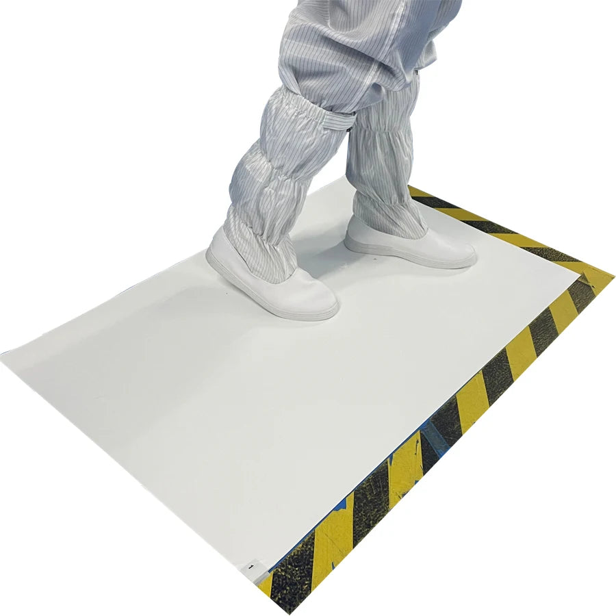 0.03mm White High Stickness Industrial Cleanroom 30 Layers Disposable Adhesive Sticky Mat for Clean Room Floor Door
