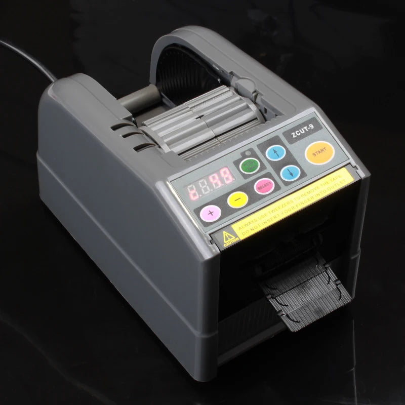 ZCUT-9 Tape Dispenser 220V 6-60mm Width Automatic Tape Cutting Machine Desktop for Office and Packaging