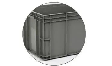 EU8433 Stackable Heavy Plastic Logistics Storage Box Reusable EU Turnover Bin at Factory Price