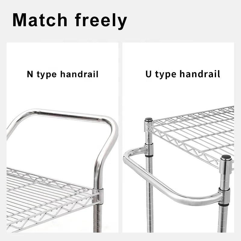 SMT ESD PCB Reel Shelf Chrome Wire Storage Shelving Rack