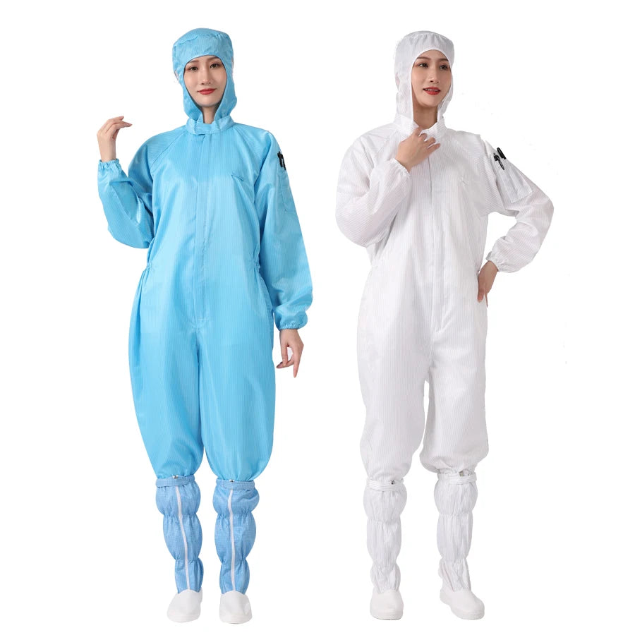 Manufacturer Hot Sale Comfortable One-piece Antistatic Overalls Women Work Protection Anti-static Clothing