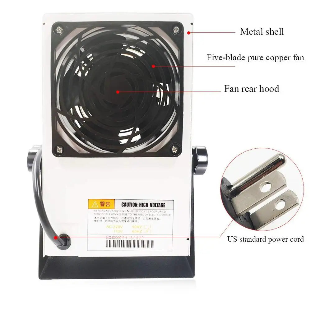 Factory Direct SL-001 Bench Top ESD Antistatic Ionizer Fan Ionizing Air Blower for Wholesales