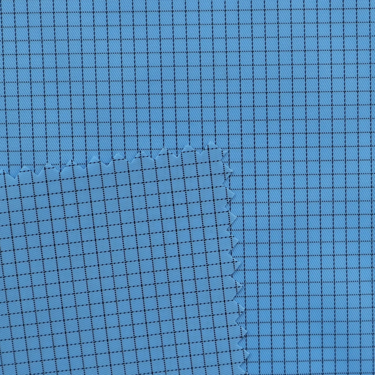2.5mm Ripstop Grid Polyester Carbon Fiber Antistatic ESD Fabric Cleaning Room Fabric